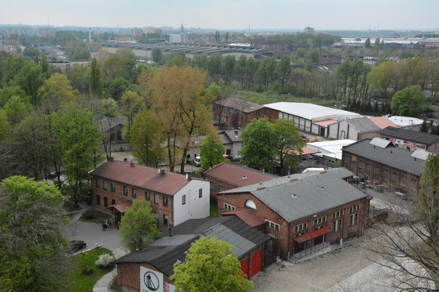 widok z Szybu Prezydent na Chorzów