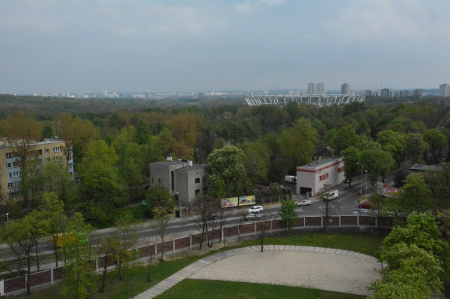 widok z Szybu Prezydent na Chorzów