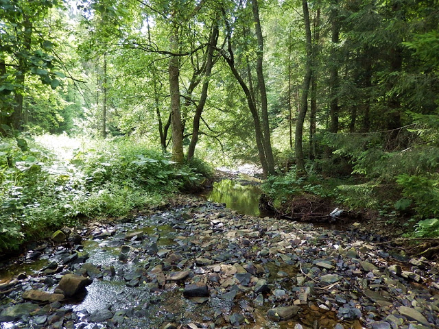 przebieg szlaku czerwonego w Beskidach