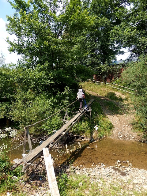 trasa czerwona w górach polskich