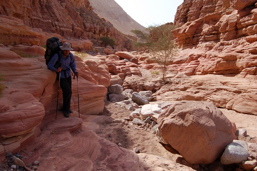 Izraelski Szlak Narodowy, pustynia Negew, Ejlat szlaki