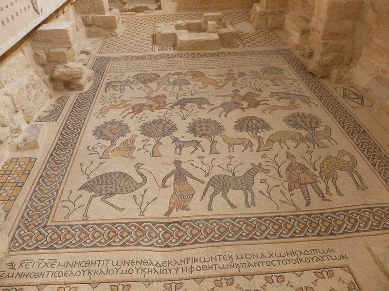 Jordania, Góra Nebo, mozaiki