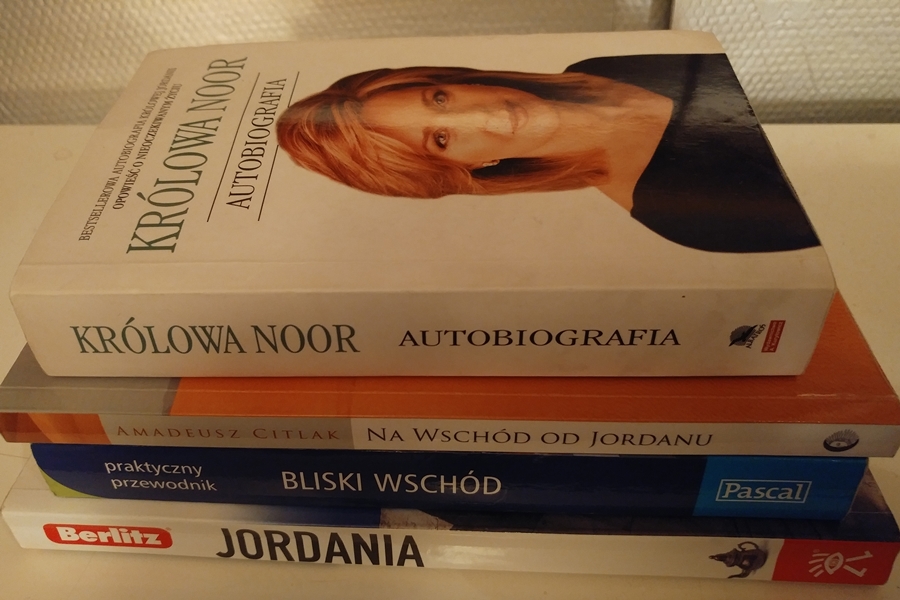 Jordania przewodnik, książki o Jordanii