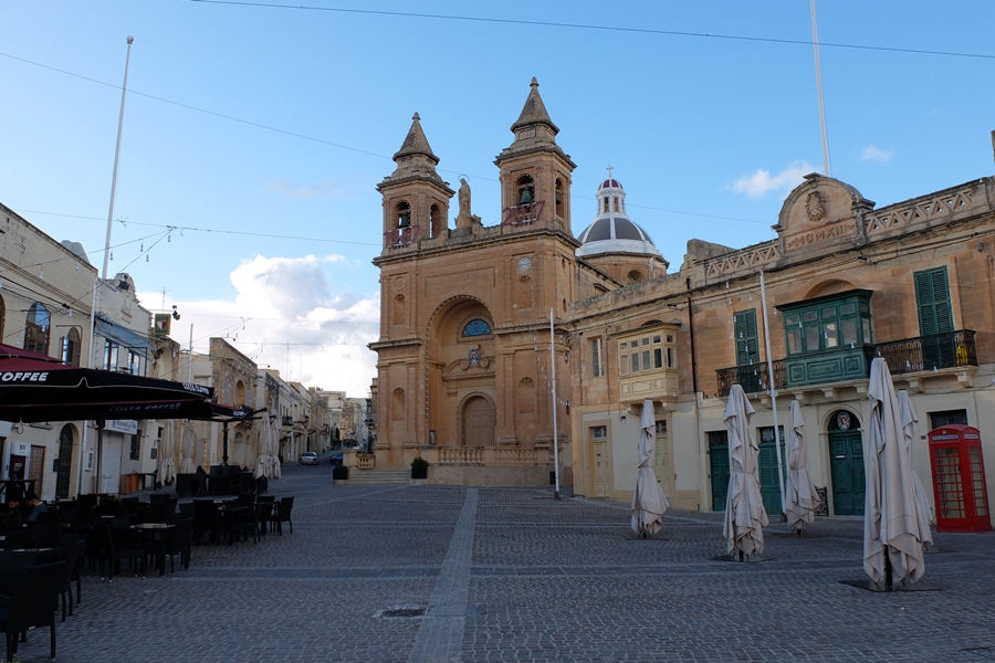 kościół w Marsaxlokk, wyspa Malta