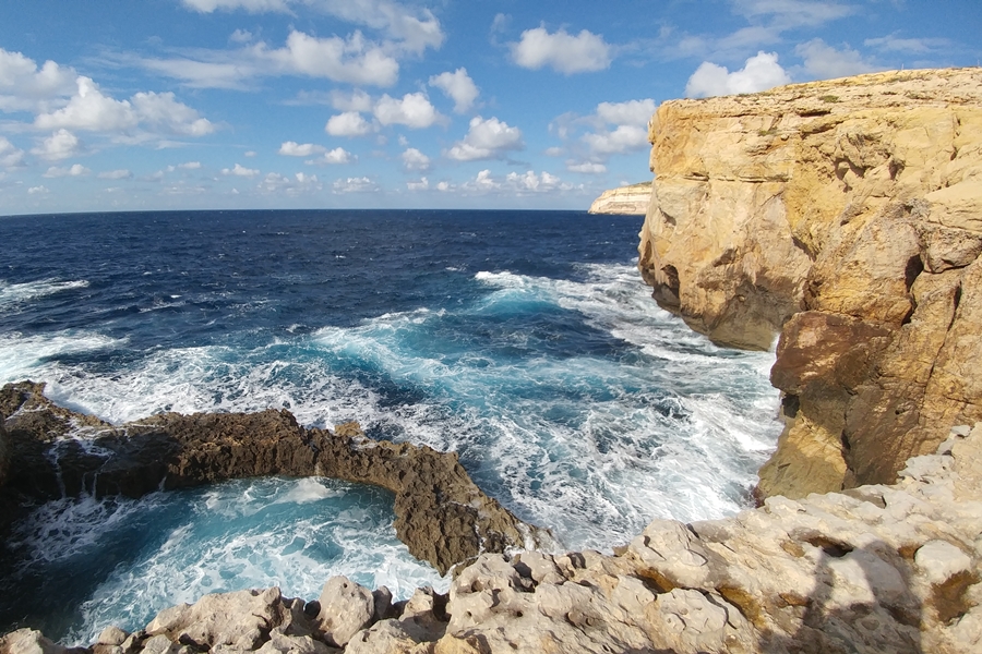 Blue Hole - Błękitna Dziura, Gozo