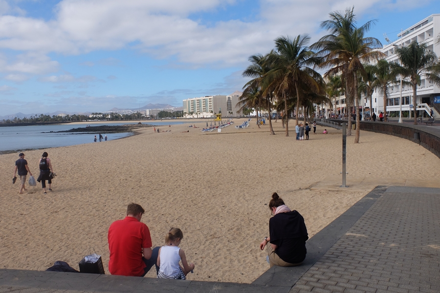 Lanzarote, plaża w Arrecife