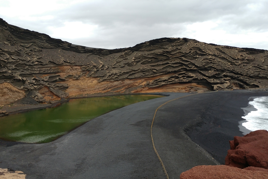 El Golfo, czarna plaża, Lanzarote