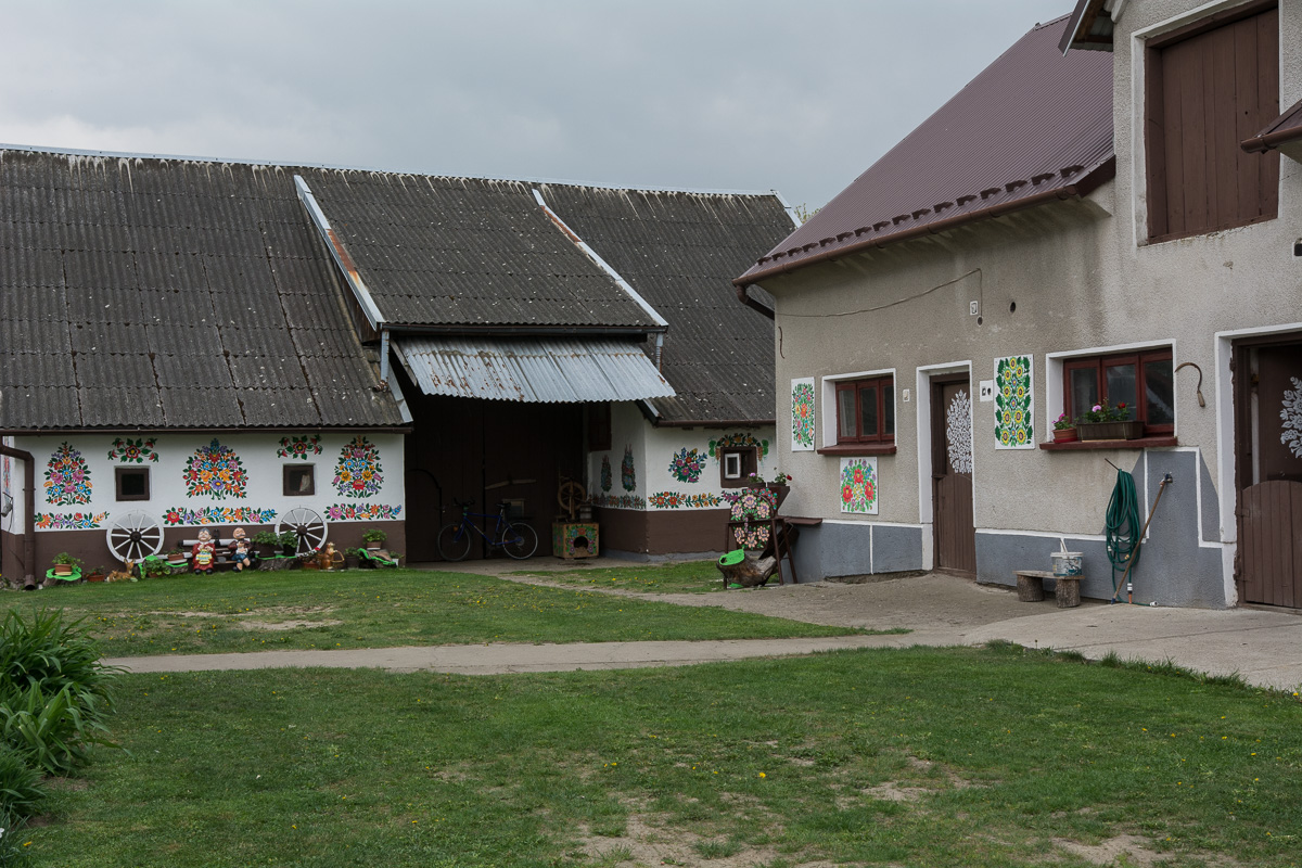 Zalipie, malowane domy